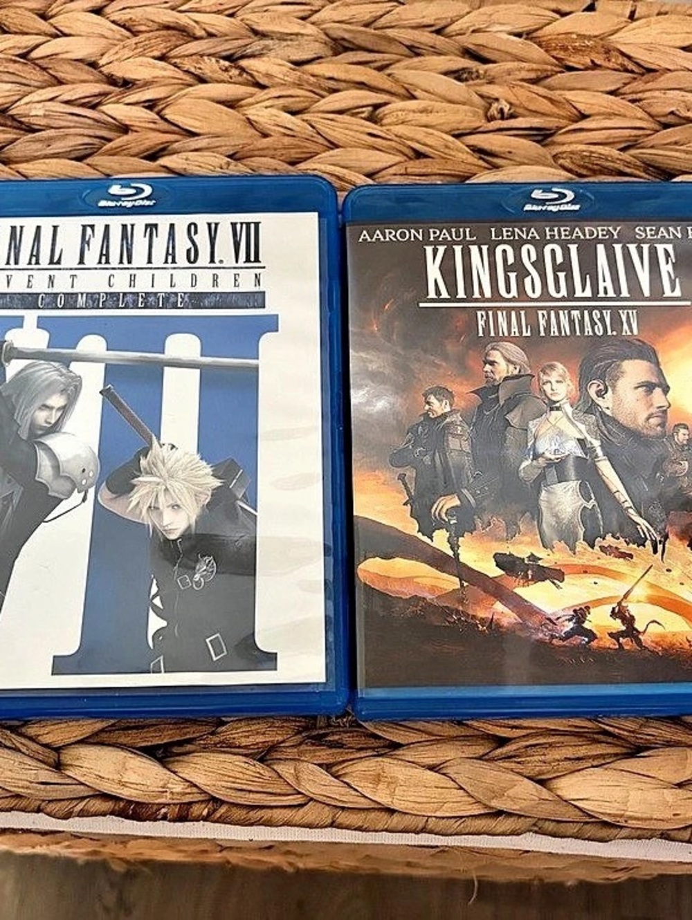 Final Fantasy Blu-Ray Lot Advent Children Complete + Kingsglaive XV